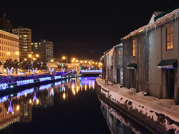 Otaru Canal in winter